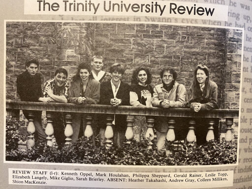 Kenneth Oppel ’89 Answers The Trinity Questionnaire – Trinity Magazine