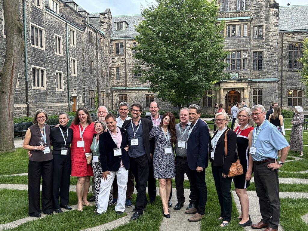 class of 1989 gathers in the Trinity Quad