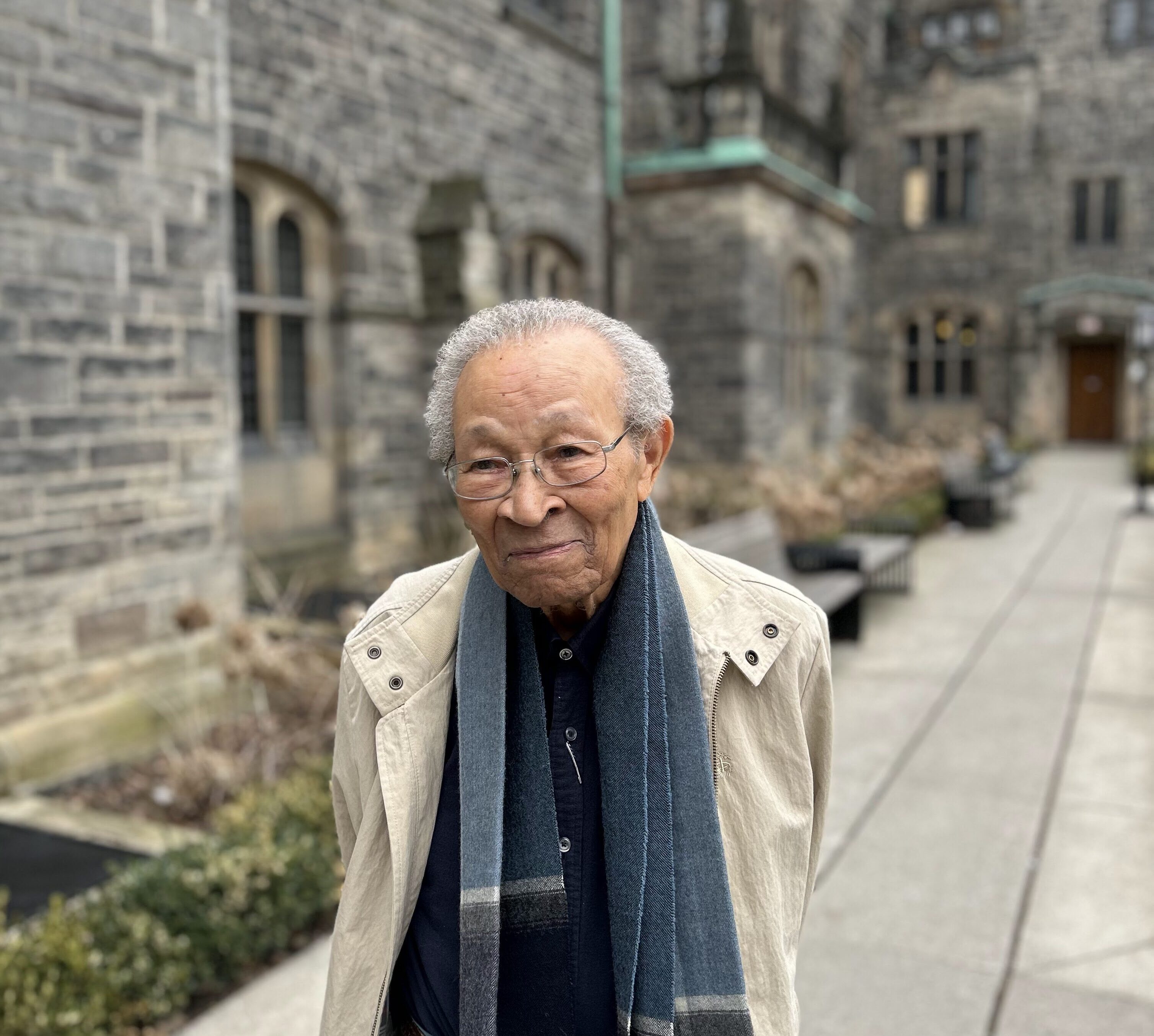 Keith Hoilett in the Trinity Quad